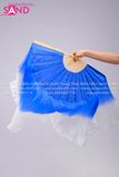 Quạt Lụa Lửng Loang Trắng Xanh