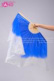 Quạt Lụa Lửng Loang Trắng Xanh