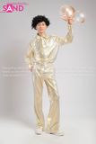 Trang Phục Disco Thập Niên 70 Vàng Hoạ Tiết Nam 01