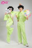 Trang Phục Disco Thập Niên 70 Xanh Lá Nam 01