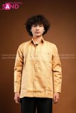 NLO0303 Trang Phục Dân Tộc Lào Màu Vàng Đậm Nam