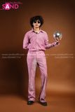 Trang Phục Disco Thập Niên 70 Hồng Nhạt Nam