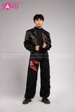 Nhân bản từ Outfit Phối Sẵn -(Quần Ống Suông Đen phối Áo Khoác Đen)
