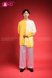 TBT0303 Áo Bà Ba Vàng Đậm Loang - Nam