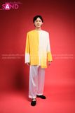 TBT0303 Áo Bà Ba Vàng Đậm Loang - Nam