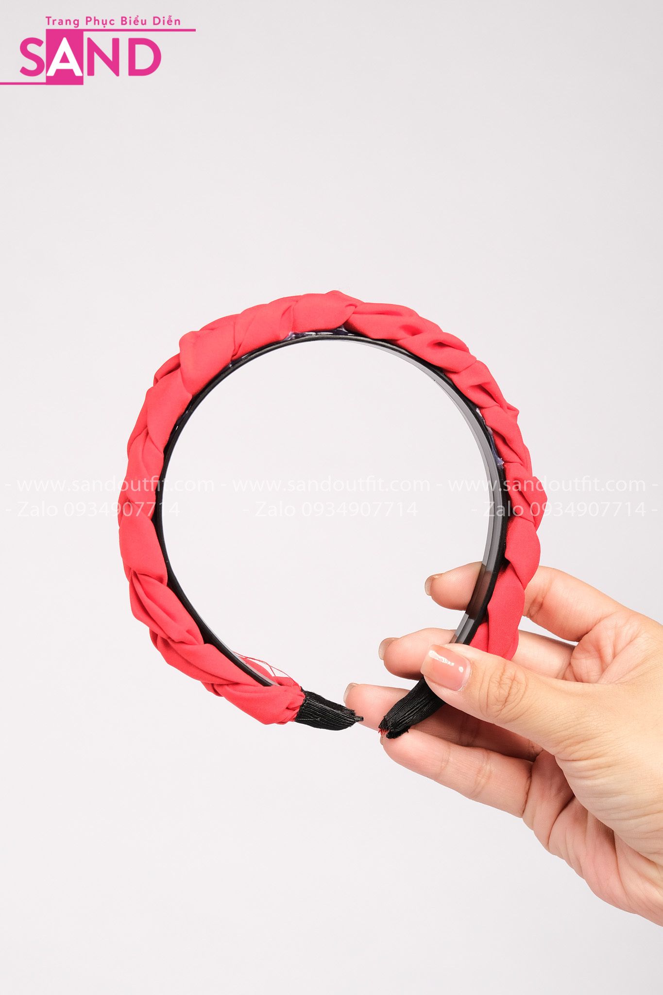 DPT0406 Cài Tóc Tết Đỏ