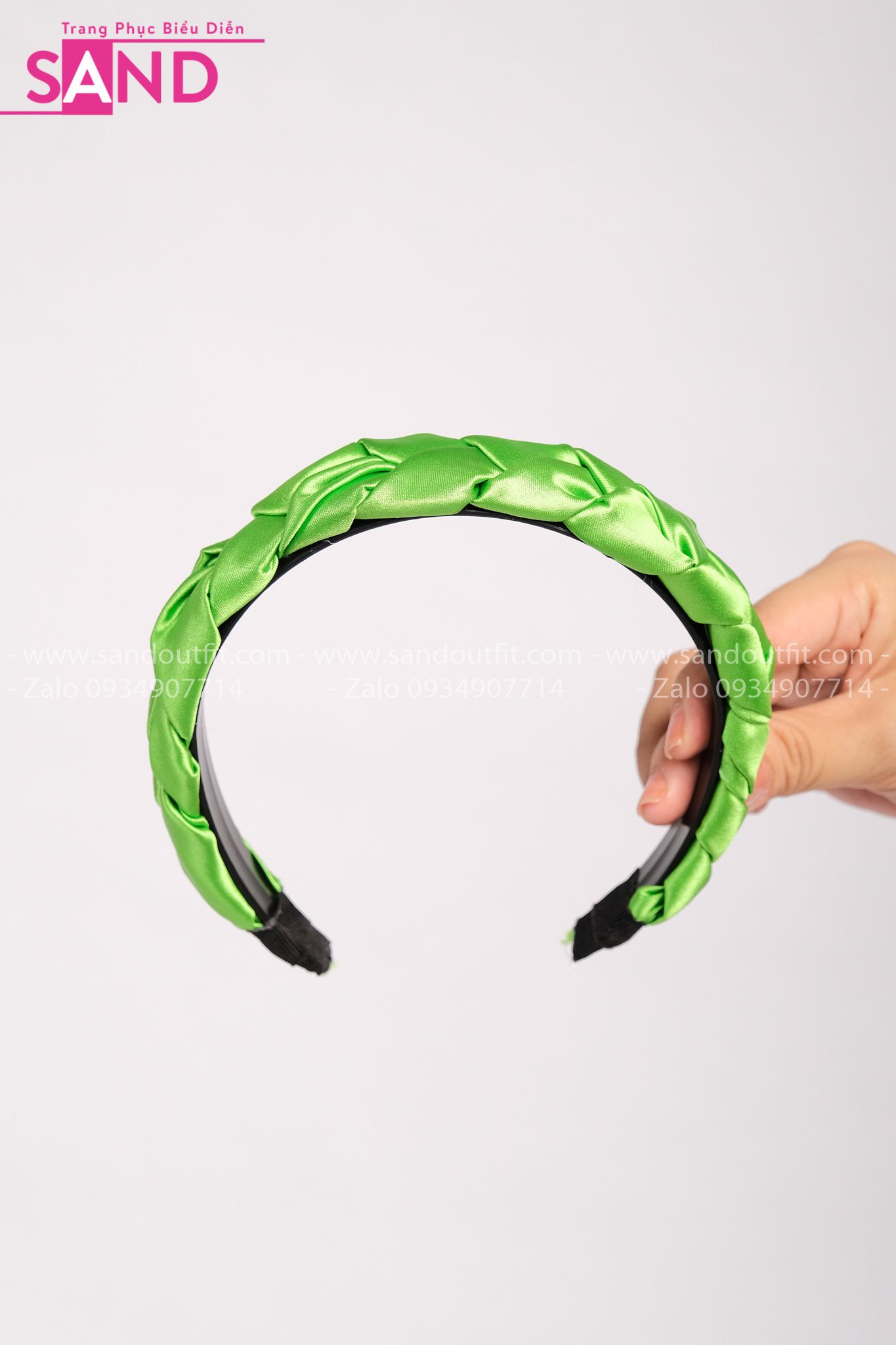 DPT0904 Cài Tóc Tết Xanh Lá