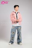 Outfit Phối Sẵn - (Quần Jean phối Áo Khoác Bomber Hồng)