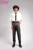 Outfit Phối Sẵn - (Quần Tây Xám Phối Sơmi Trắng)