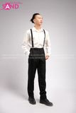 Outfit Phối Sẵn - (Quần Tây Đen phối Sơ Mi Trắng Dài Tay)
