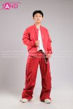 Outfit Phối Sẵn - (Quần Nắp Ngang Đỏ phối Áo Khoác Bomber Đỏ)