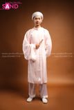 TCN0505 Áo Ngũ Tấc Hồng Nhạt 2 Lớp Nam
