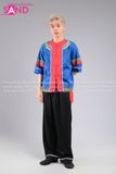NGI0802 Trang Phục Dân Tộc Giáy Xanh Dương - Nam