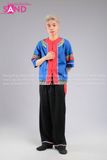 NGI0802 Trang Phục Dân Tộc Giáy Xanh Dương - Nam