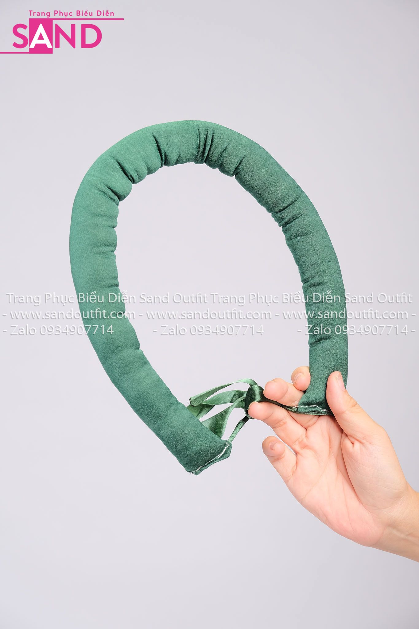 DMV0907 Vấn Trơn - Xanh Lá Đậm