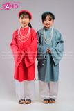 KCN0901 Áo Tấc Trẻ Em - Xanh