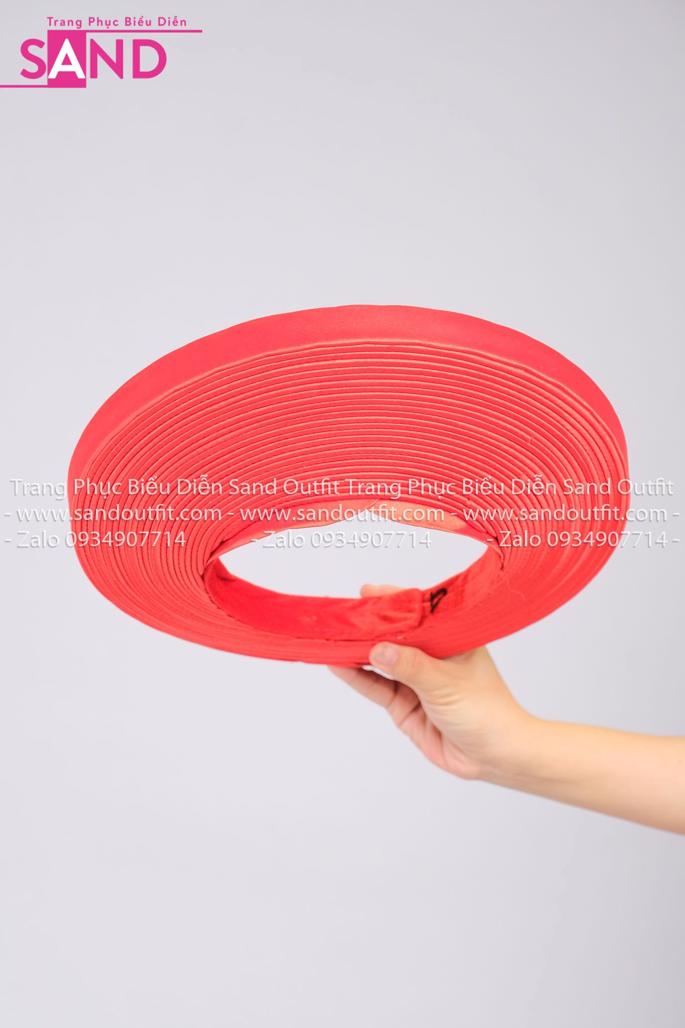 DMA0407 Mấn Áo Dài - Đỏ Tươi