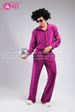 Trang Phục Disco Thập Niên 70 Màu Tím Nam 01