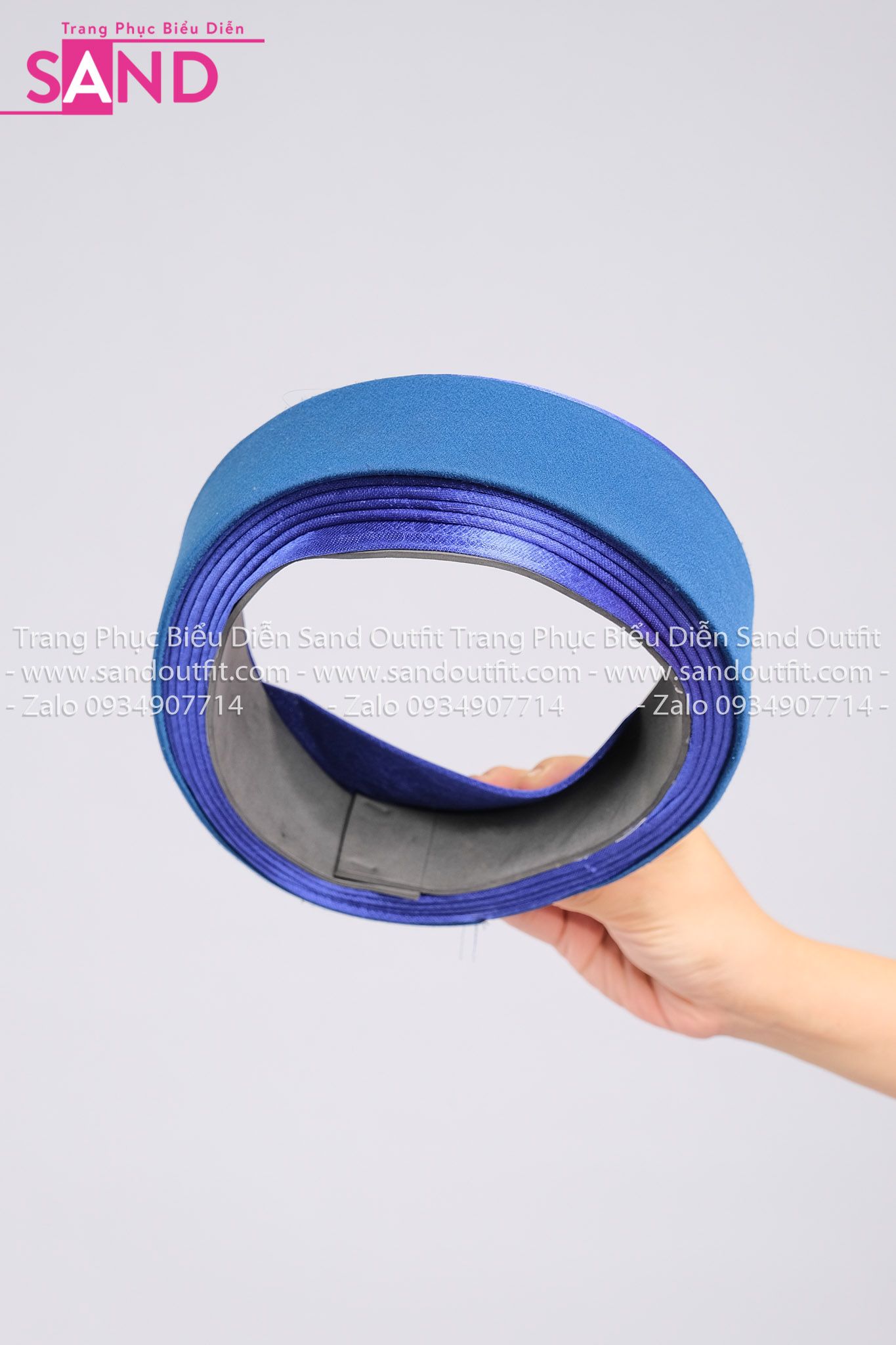 DMA0804 Mấn Áo Dài Nam ( Mắn Xếp ) - Màu Xanh Diền Xanh Đậm