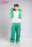 Outfit Phối Sẵn - (Quần Jogger Thụng Xanh Lá phối Phao Xanh Lá)