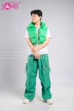 Outfit Phối Sẵn - (Quần Jogger Thụng Xanh Lá phối Phao Xanh Lá)