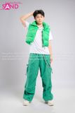 Outfit Phối Sẵn - (Quần Jogger Thụng Xanh Lá phối Phao Xanh Lá)