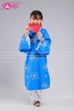 KCN0801 Áo Tấc Trẻ Em - Xanh Dương Hoạ Tiết