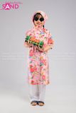 KAC0502 Áo Dài Trẻ Em Chăn Công - Hồng