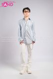 Outfit Phối Sẵn - (Quần Tây Trắng phối Sơmi Bạc Ánh Kim)
