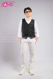 Outfit Phối Sẵn - (Quần Tây Trắng phối Gile Rời Công Sở)