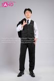 Outfit Phối Sẵn - (Quần Tây Đen phối Sơmi Dài Tay Trắng)