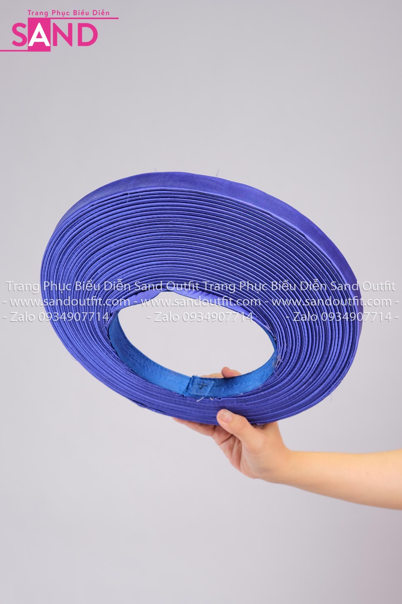 DMA0702 Mấn Áo Dài - Tím Xanh