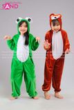 KHT0903 Trang Phục Thú Hở Mặt Hoá Trang Ếch Xanh Trẻ Em