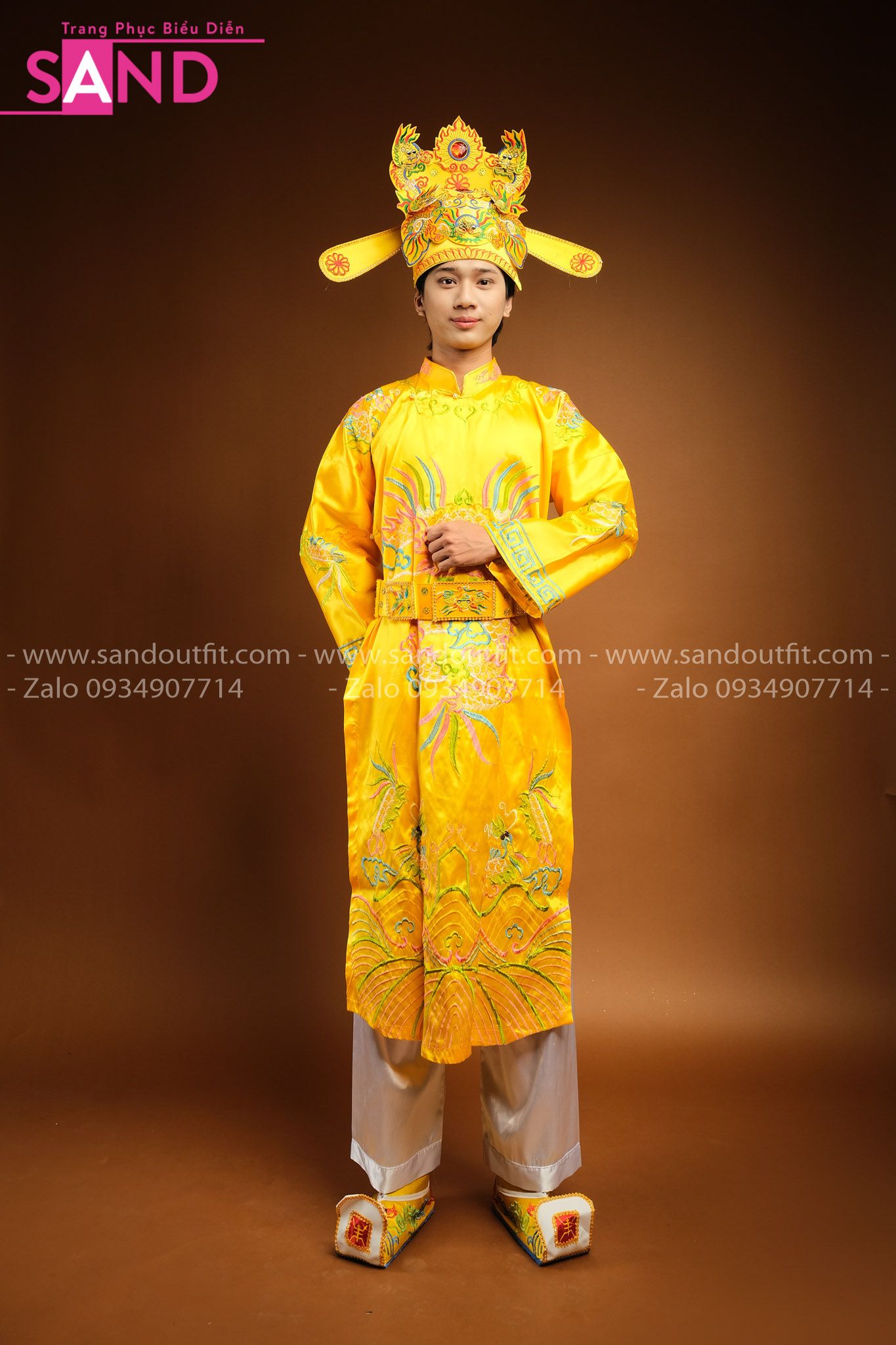 THX0301 Set Hoá Trang Táo Quân - Vàng