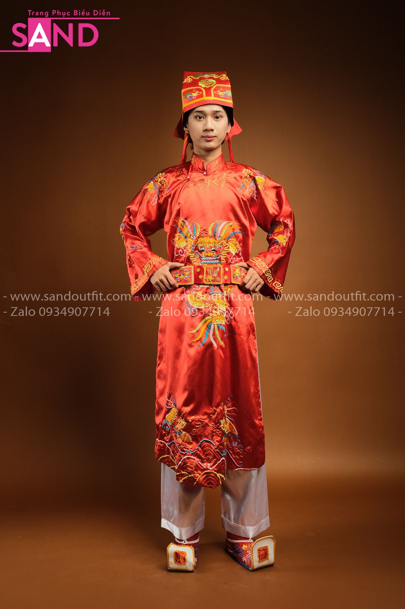 THX0401 Set Hoá Trang Táo Quân - Đỏ