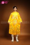 THX0101 Áo Dài Gấm Nam Họa Tiết Rồng - Vàng