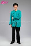 TBK0905 Áo Bà Ba Vạt Hò Nam - Xanh Lá