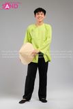 TBK0907 Áo Bà Ba Vạt Hò Nam - Xanh Chuối