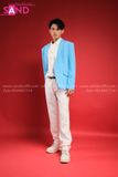 Outfit Phối Sẵn - (Quần Tây Trắng phối Vest Xanh Biển)