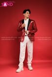 Outfit Phối Sẵn - (Quần Tây Trắng phối Vest Kim Sa)