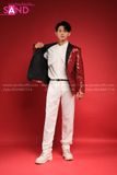 Outfit Phối Sẵn - (Quần Tây Trắng phối Vest Kim Sa)