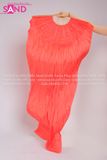 DQU0402 Quạt Lụa Đỏ Dài 1m5