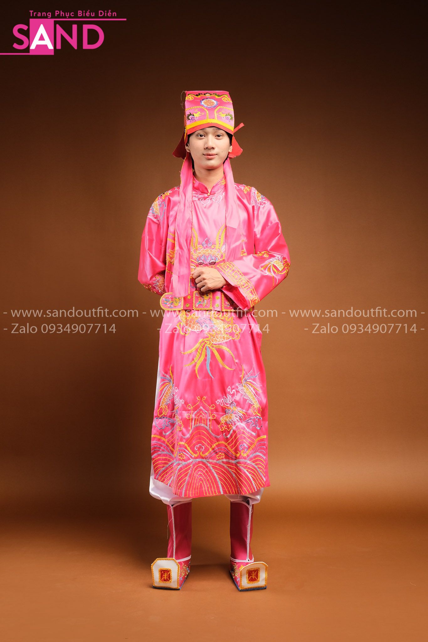 THX0501 Set Hoá Trang Táo Quân - Hồng