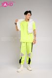 Outfit Phối Sẵn - (Quần Neon Lưới Phối Phao Gile Trắng)