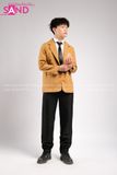 Outfit Phối Sẵn - (Quần Tây Đen phối Vest Nâu)