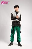 Outfit Phối Sẵn - (Quần Jogger Túi Hộp Xanh Lá Phối Phao Bạc)