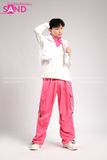 Outfit Phối Sẵn - (Quần Túi Hộp Hồng phối Phao Trắng)