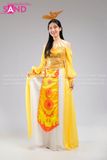 THL0302 Trang Phục Âu Lạc Vàng Cách Tân - Nữ