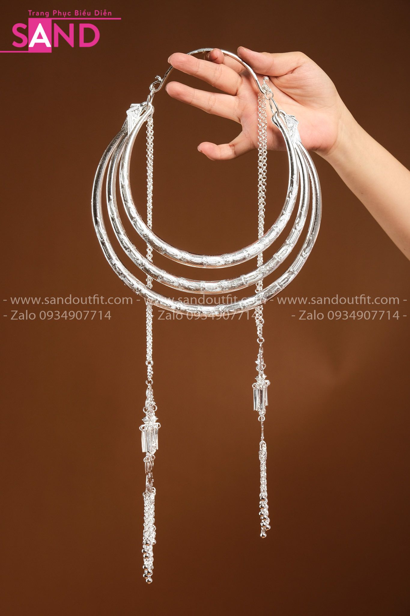 DPC0203 Vòng Cổ Bạc Dân Tộc