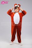KHT1001 Trang Phục Thú Hở Mặt Hoá Trang Gấu Nâu Trẻ Em Số 5